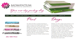 Desktop Screenshot of momentumgraphics.com